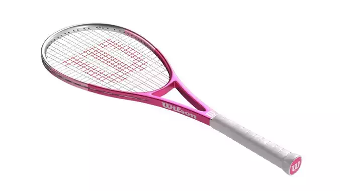 squash racket pink