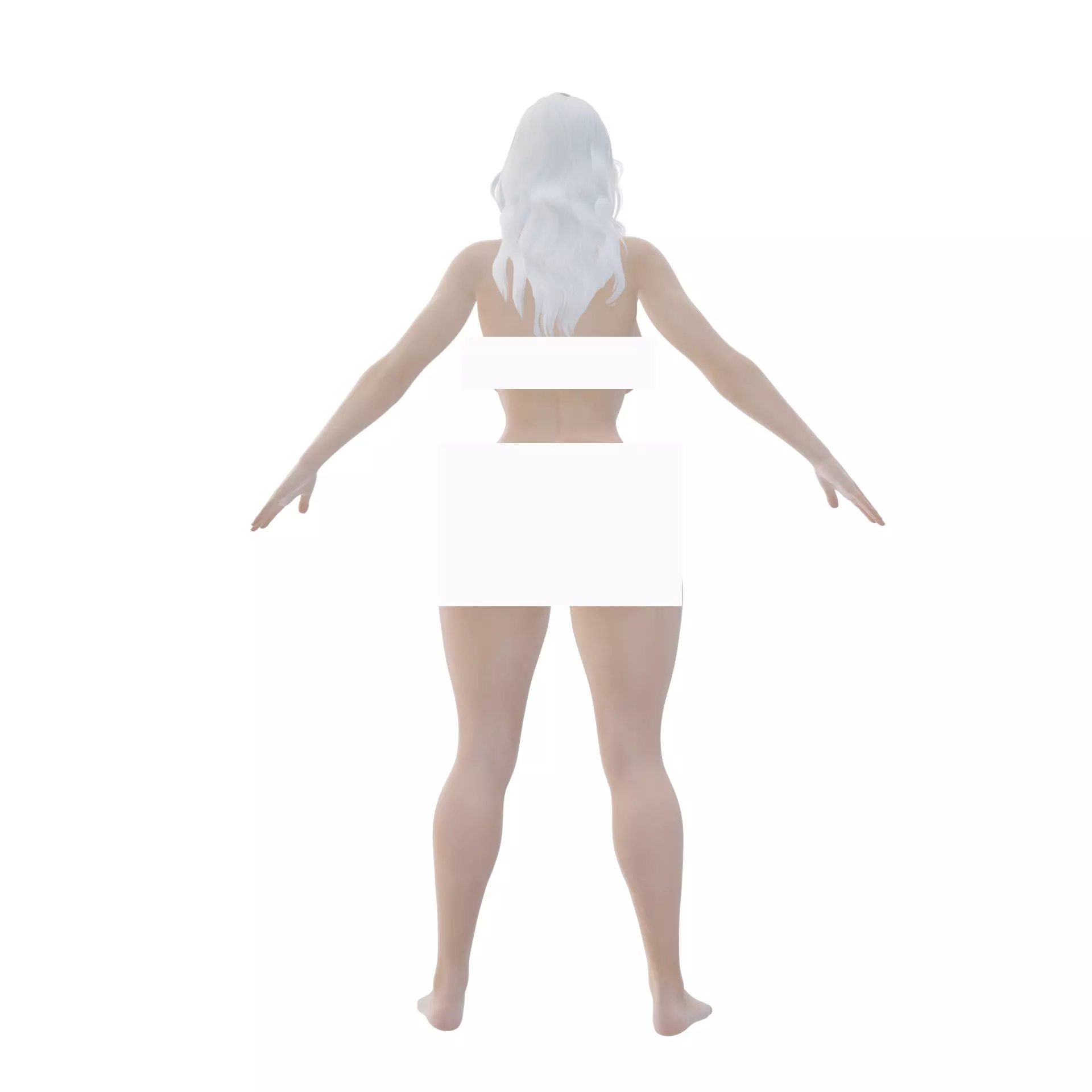 Black Cat Low-poly 3D model_3