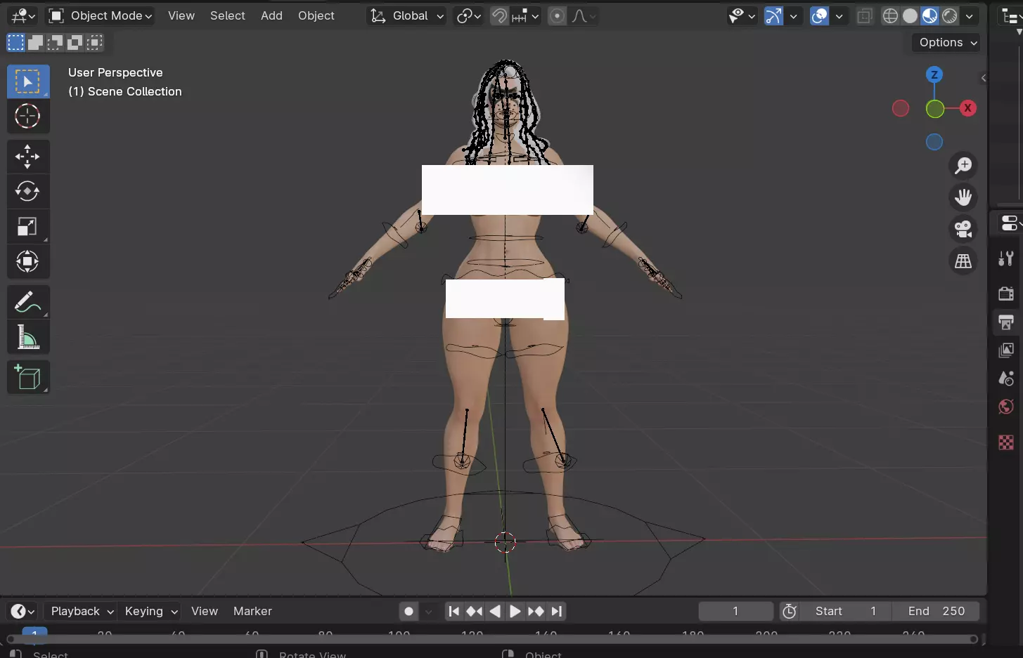 Black Cat Low-poly 3D model_9