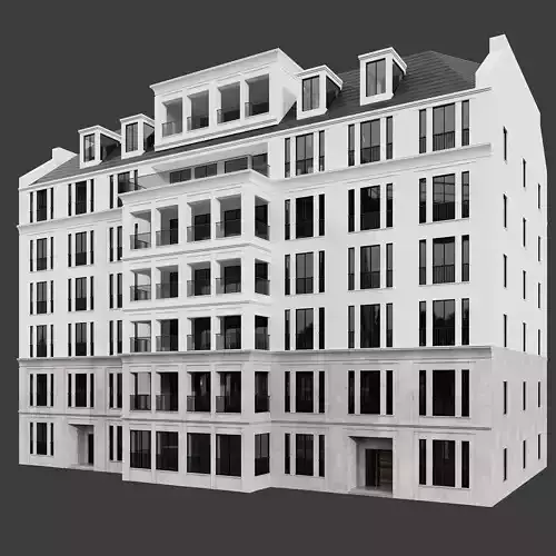 Residential Building No139 A 3D model 3