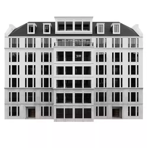 Residential Building No139 A 3D model 4