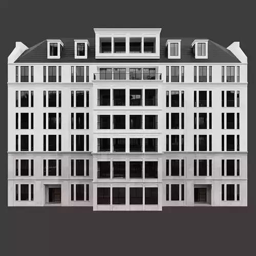 Residential Building No139 A 3D model 5