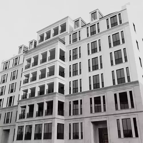 Residential Building No139 A 3D model 6