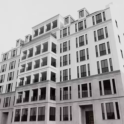 Residential Building No139 A 3D model 2
