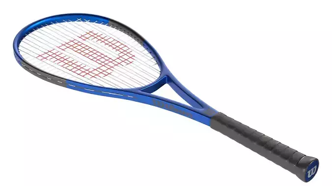 squash racket blue