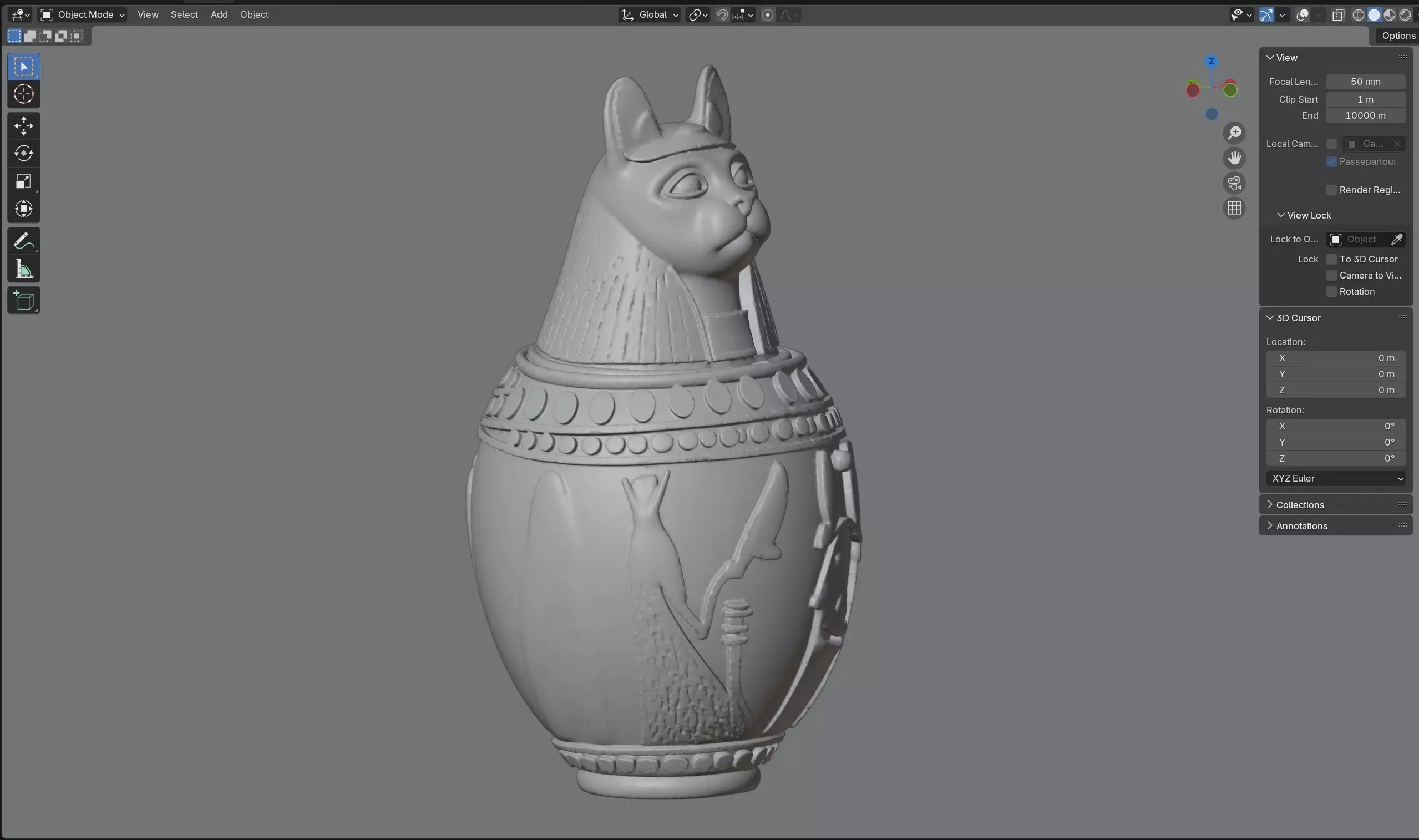 jar 4 Low-poly 3D model_6