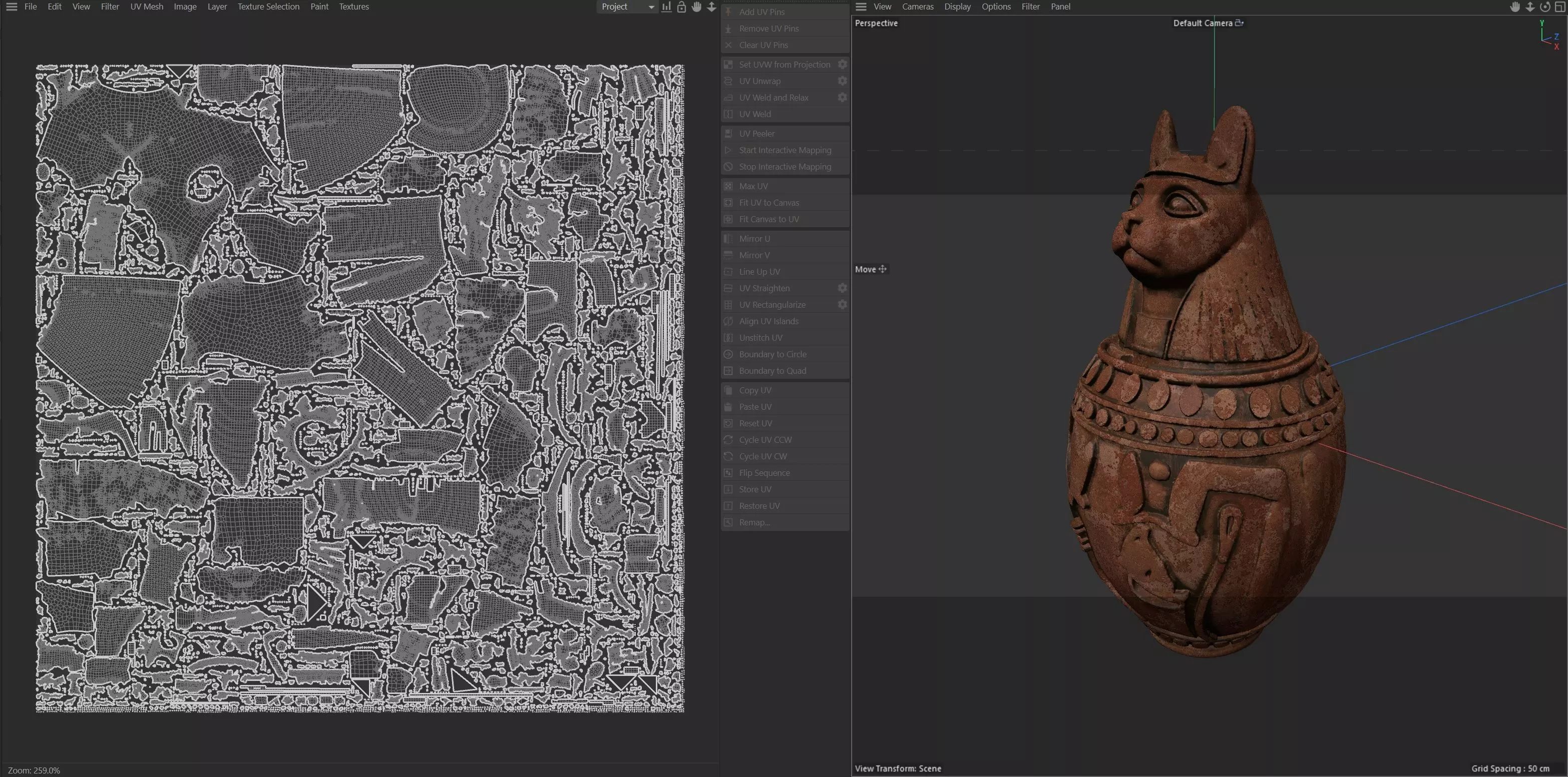 jar 4 Low-poly 3D model_8