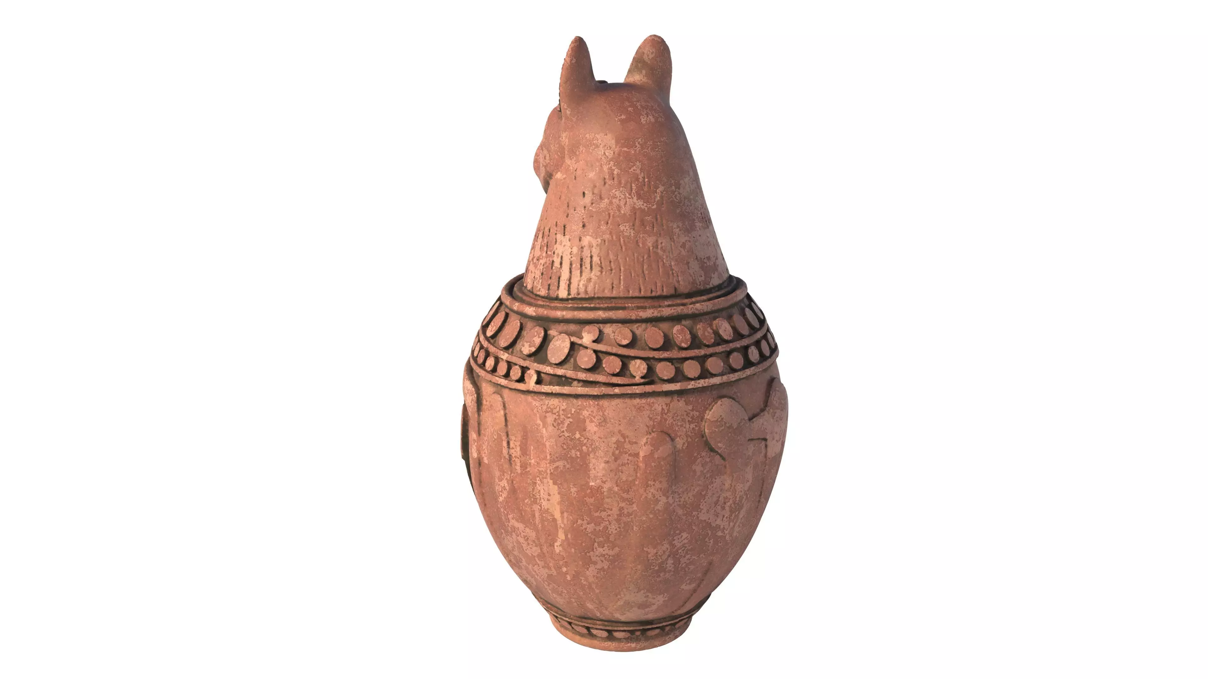 jar 4 Low-poly 3D model_4