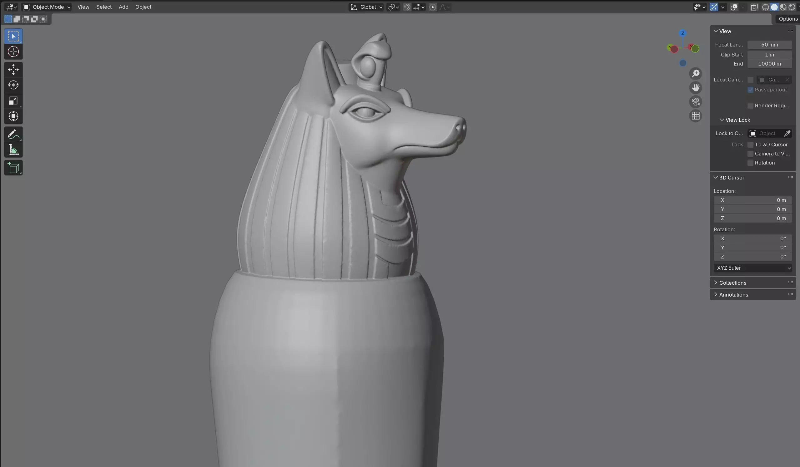 jar 2 Low-poly 3D model_6