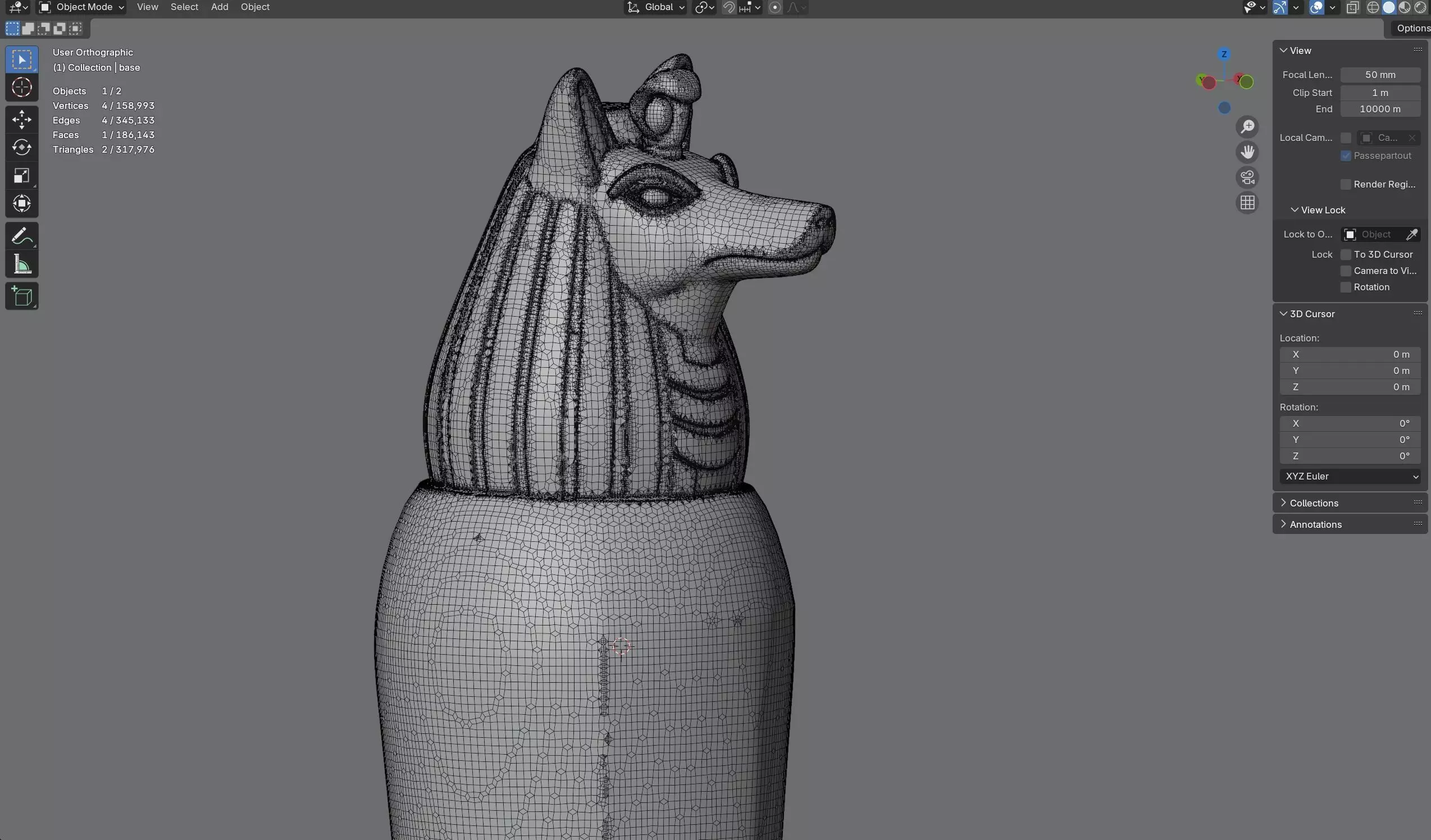 jar 2 Low-poly 3D model_9