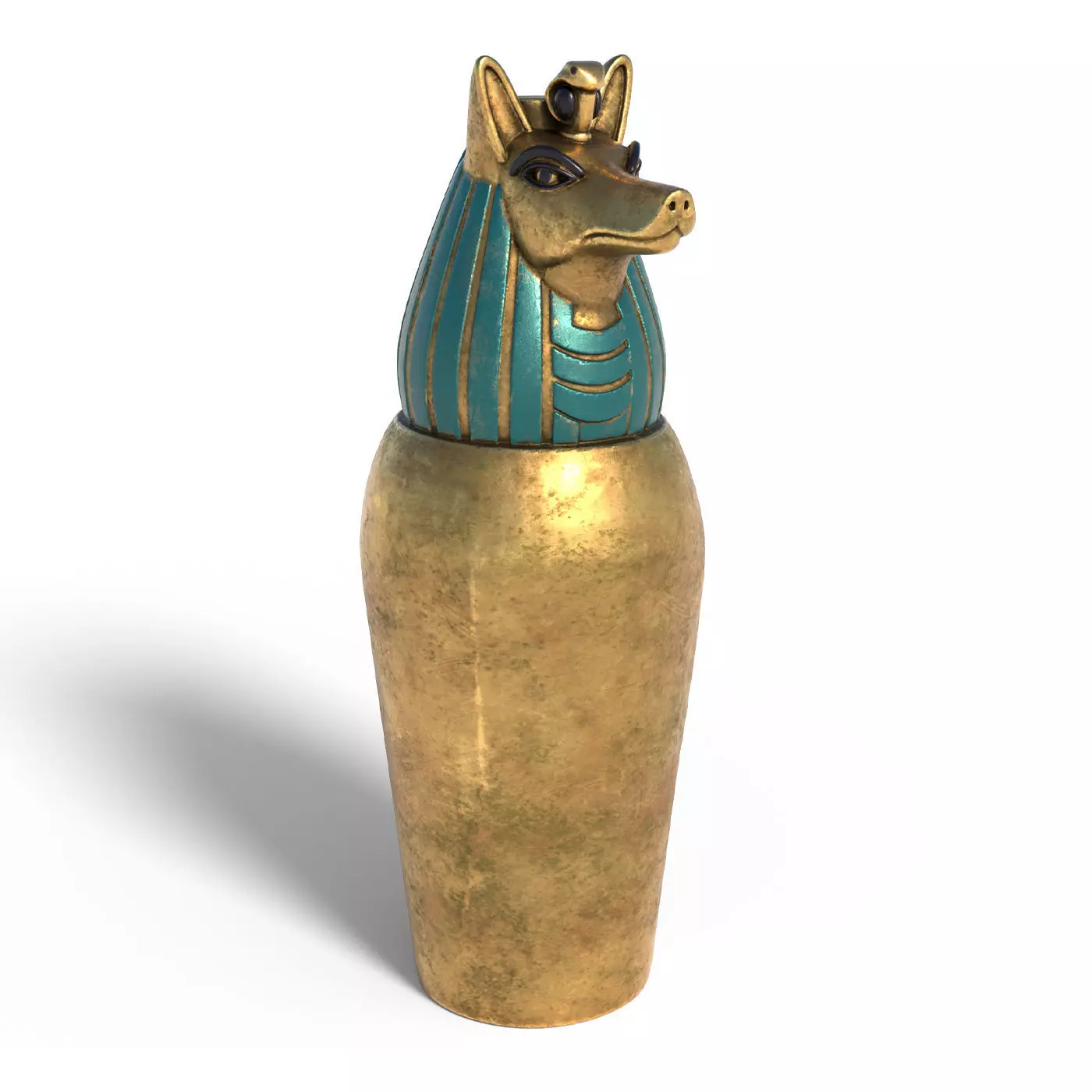 jar 2 Low-poly 3D model_7