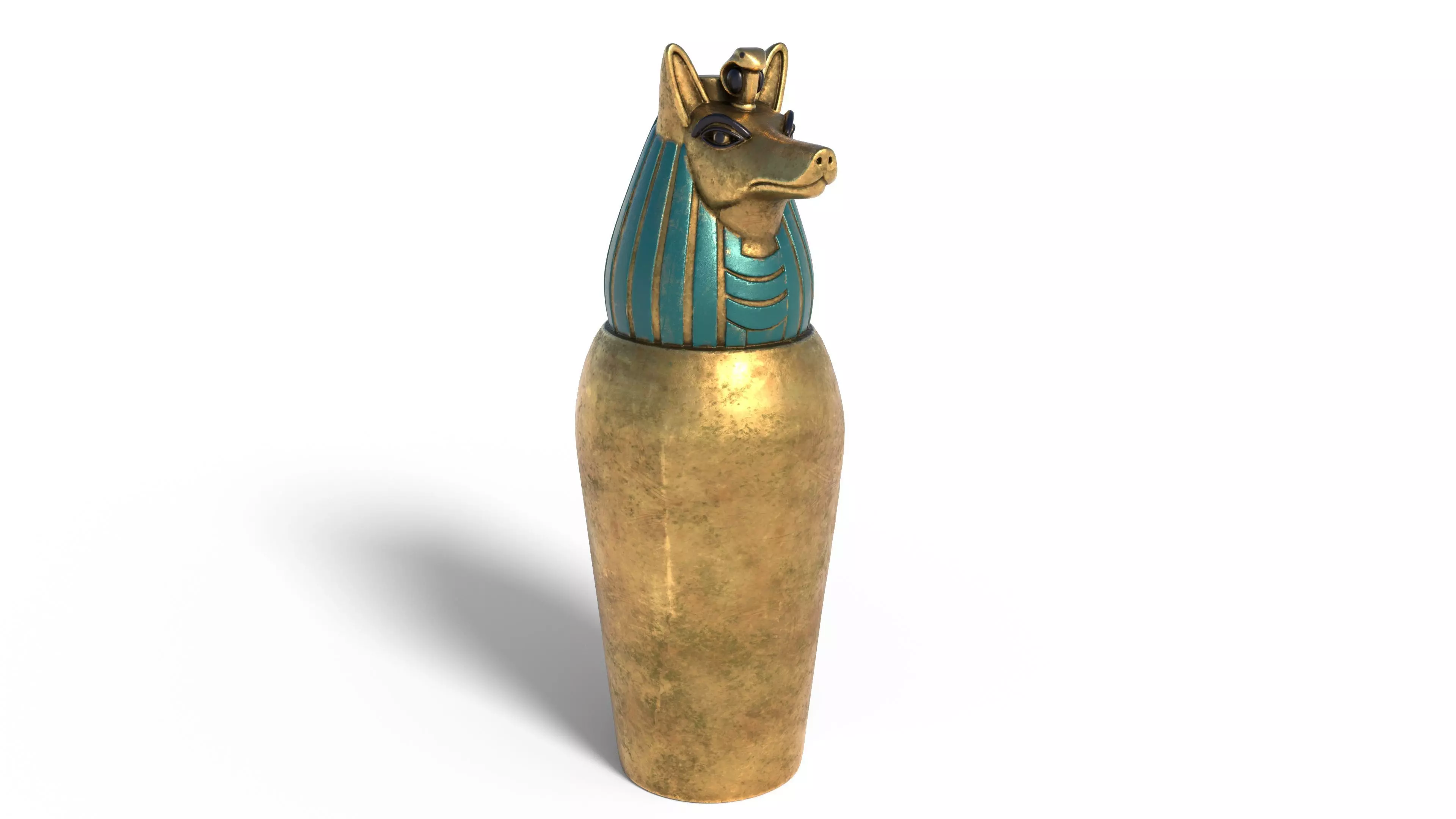 jar 2 Low-poly 3D model_0