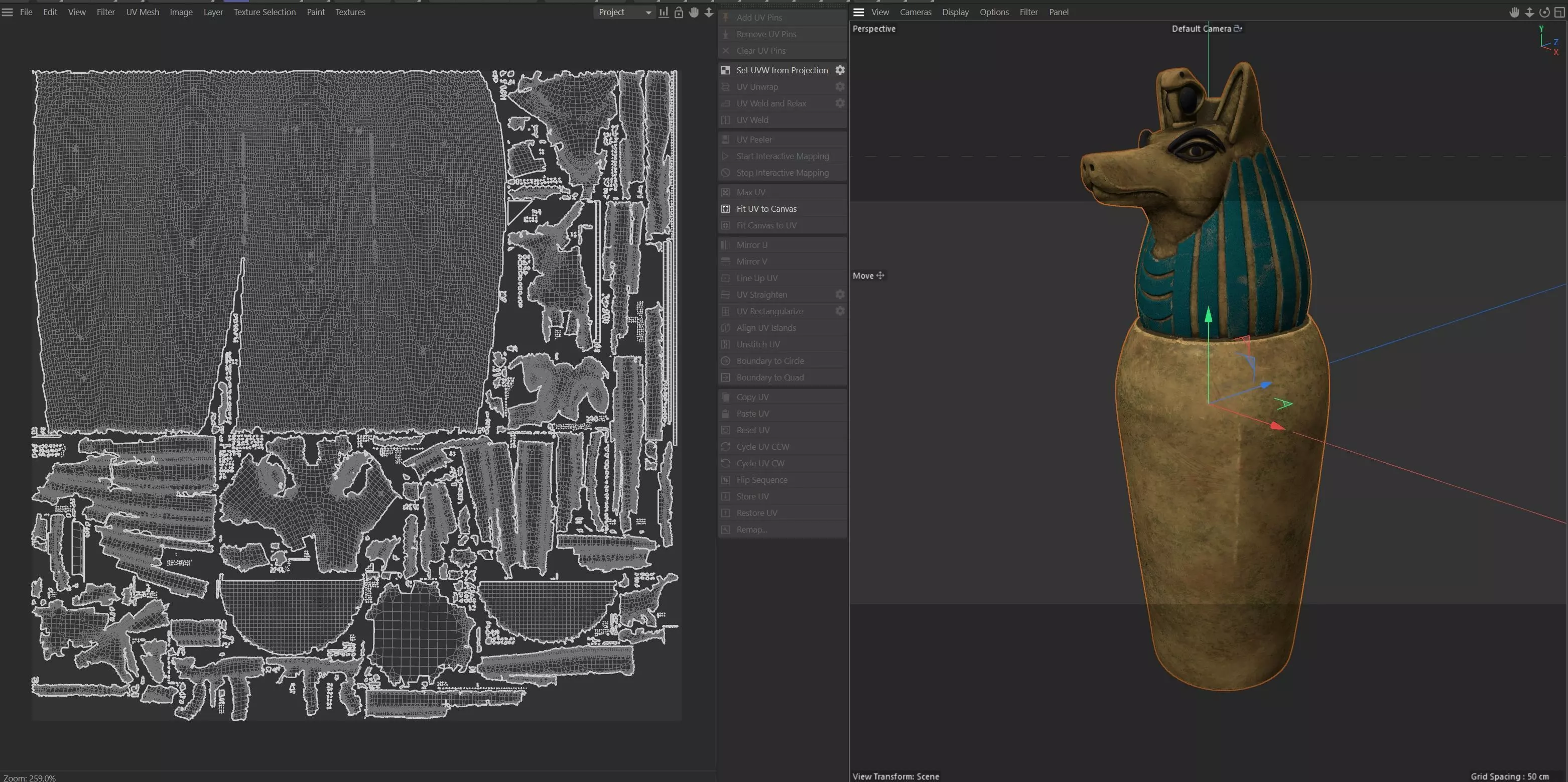 jar 2 Low-poly 3D model_8