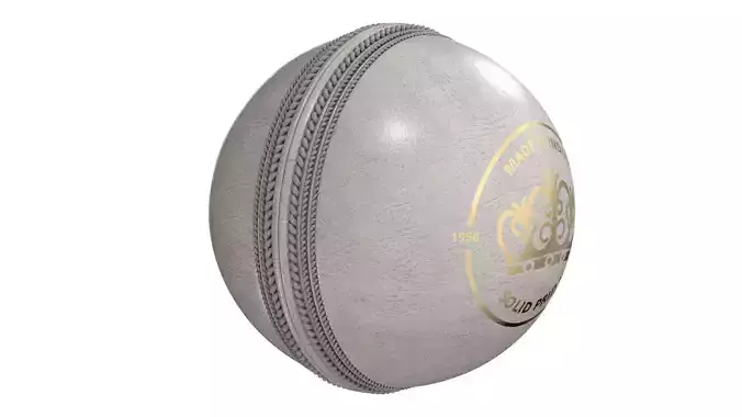 Cricket ball white crown