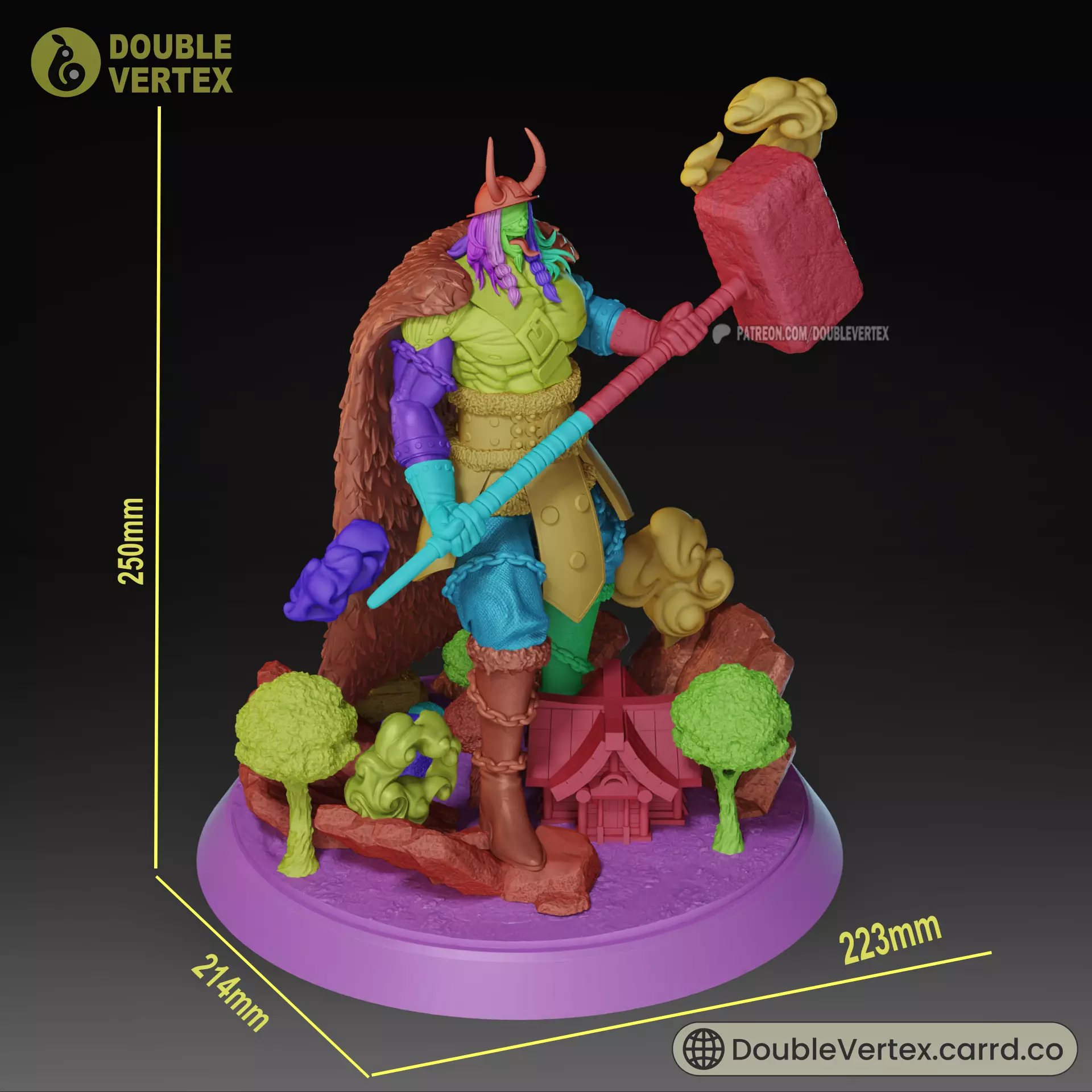 Loki - One Piece Anime Figure 3D print model_4