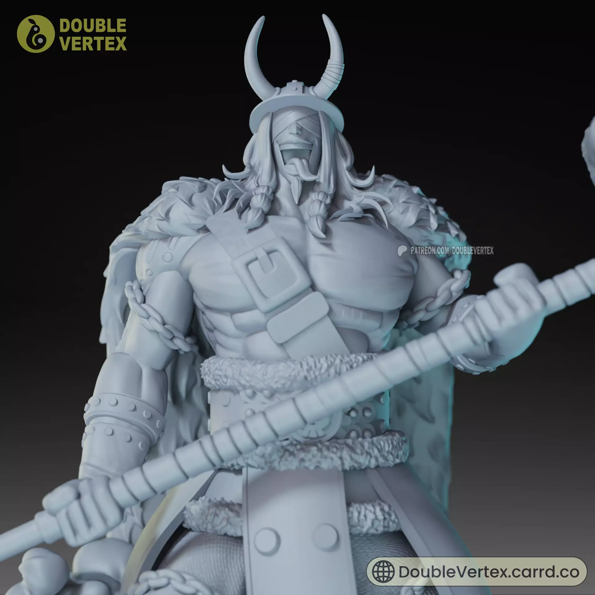 Loki - One Piece Anime Figure 3D print model_2