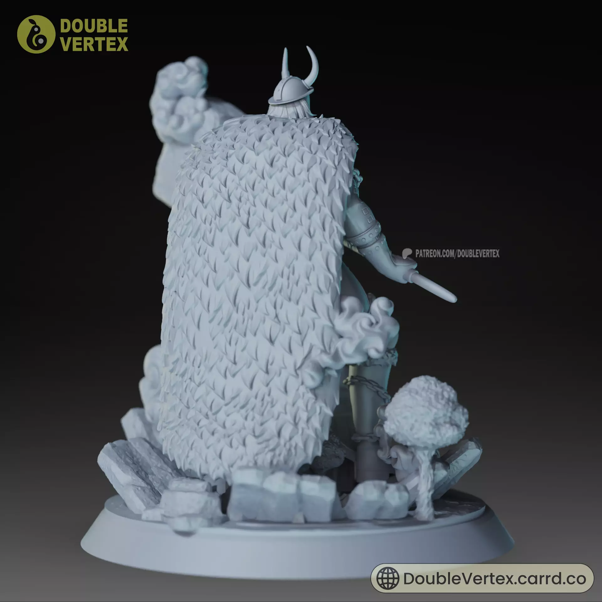 Loki - One Piece Anime Figure 3D print model_14