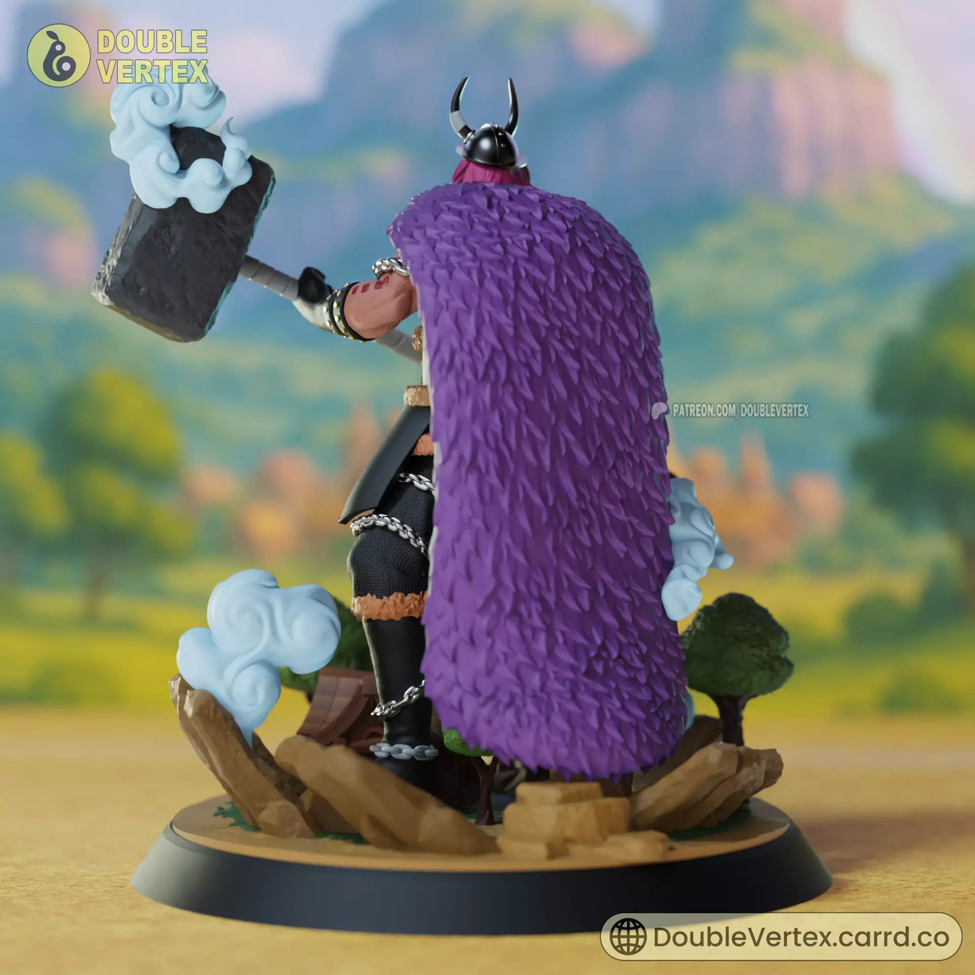 Loki - One Piece Anime Figure 3D print model_11