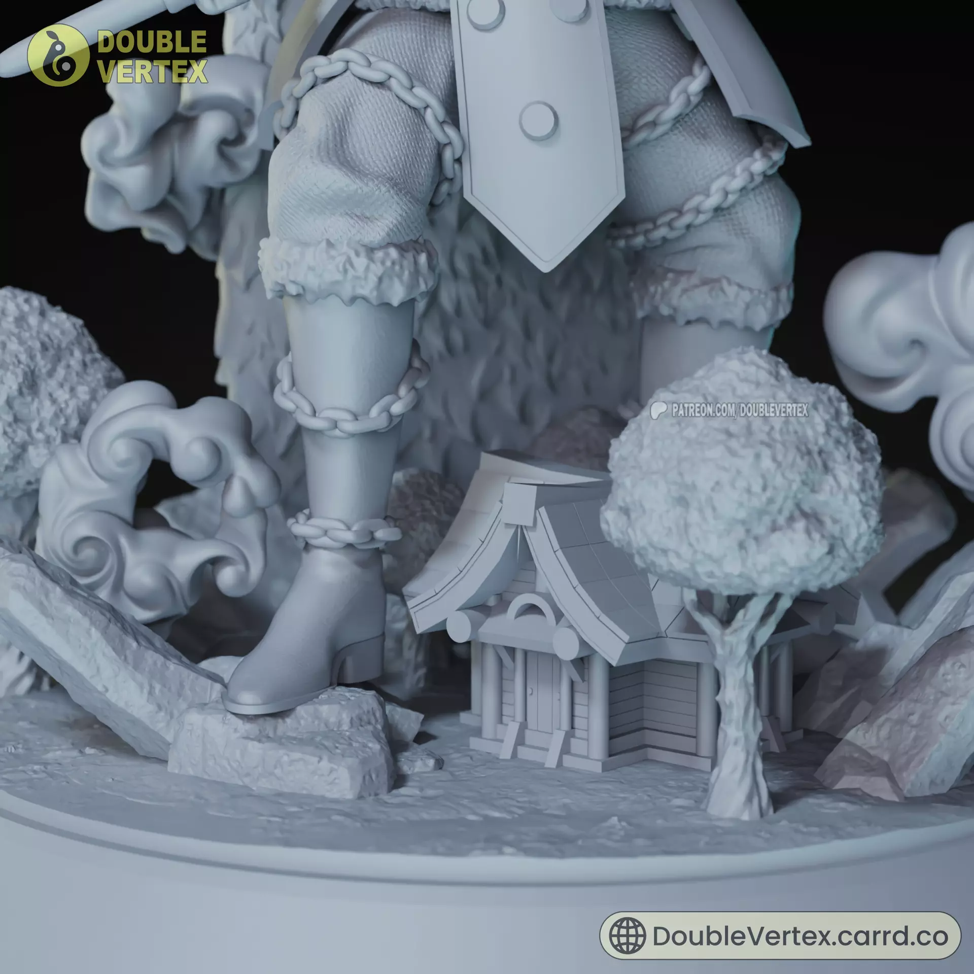 Loki - One Piece Anime Figure 3D print model_8