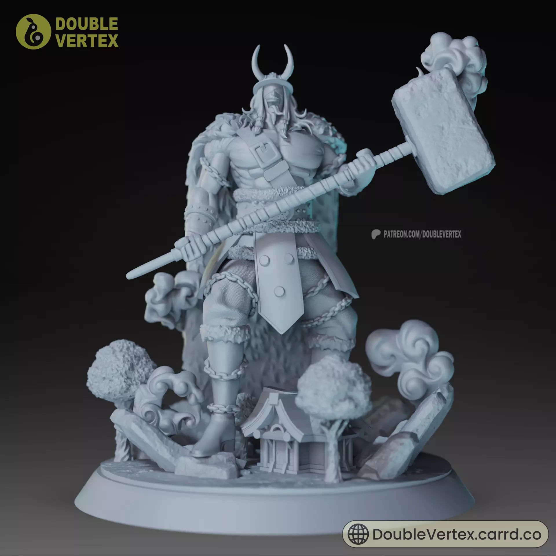 Loki - One Piece Anime Figure 3D print model_12