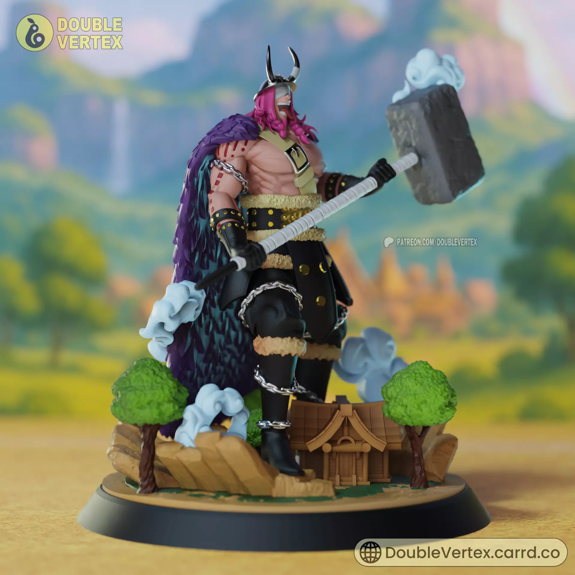 Loki - One Piece Anime Figure 3D print model_10