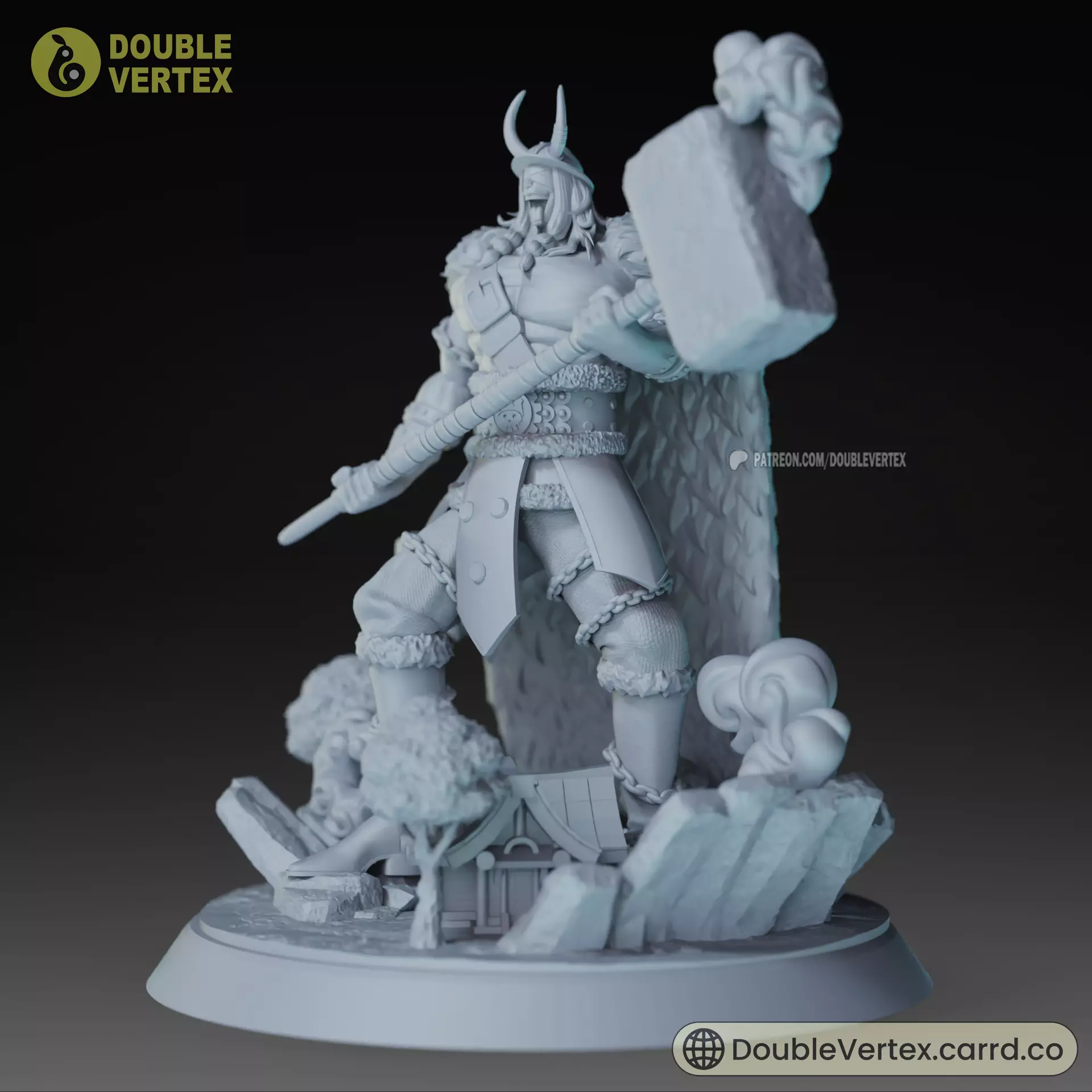 Loki - One Piece Anime Figure 3D print model_13