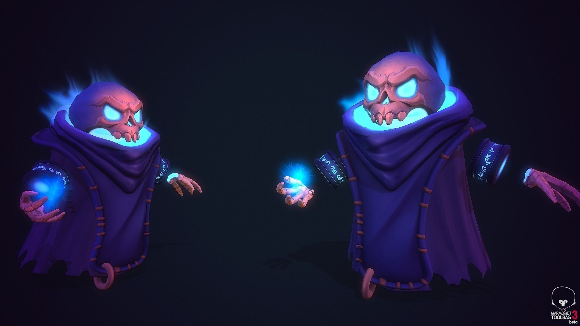 Minion lowpoly game ready 2k stylized Low-poly 3D model_3