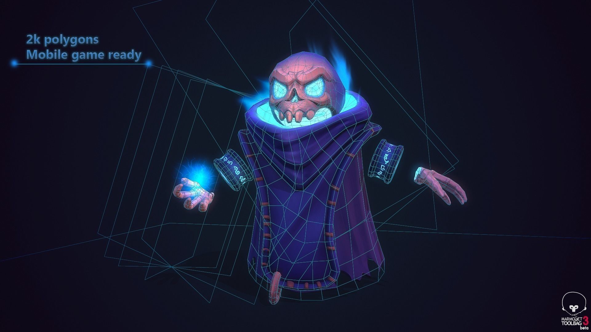 Minion lowpoly game ready 2k stylized  Low-poly 3D model_4