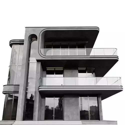MODERN HOUSE NO43 A 3D model 3