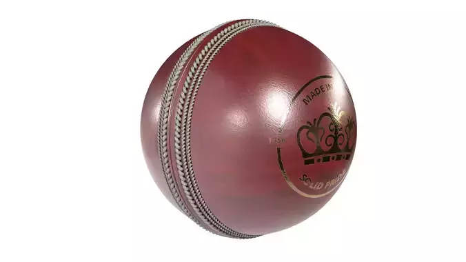 Cricket ball red crown