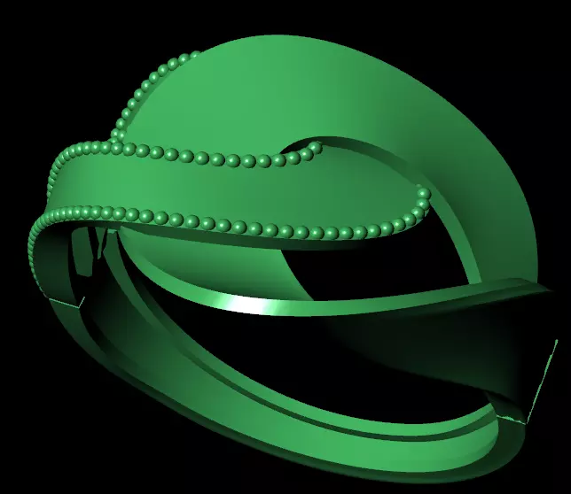 Rings 3D print model_2