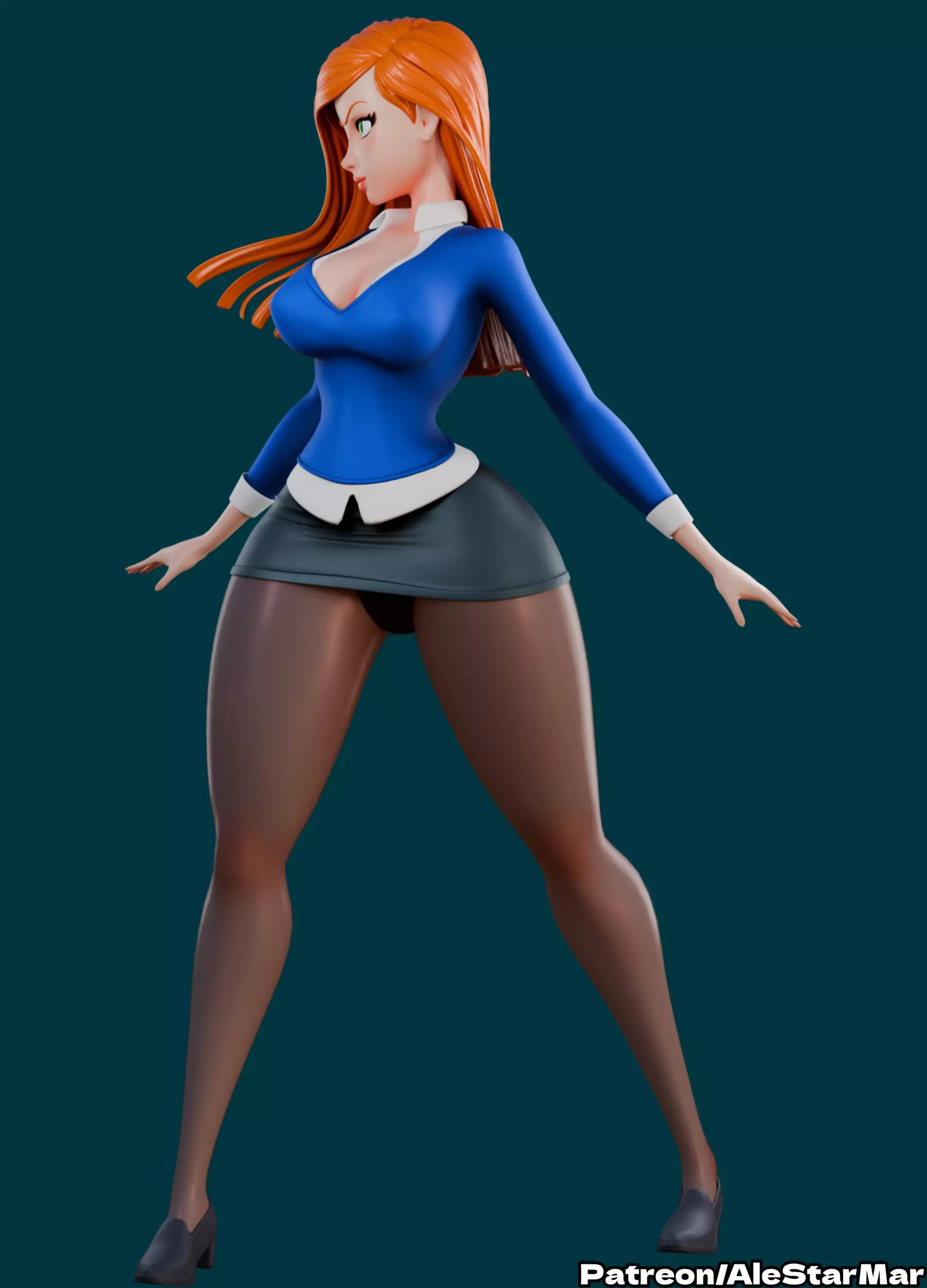 Gwen Tennyson - 3D Printable STL  3D print model_1