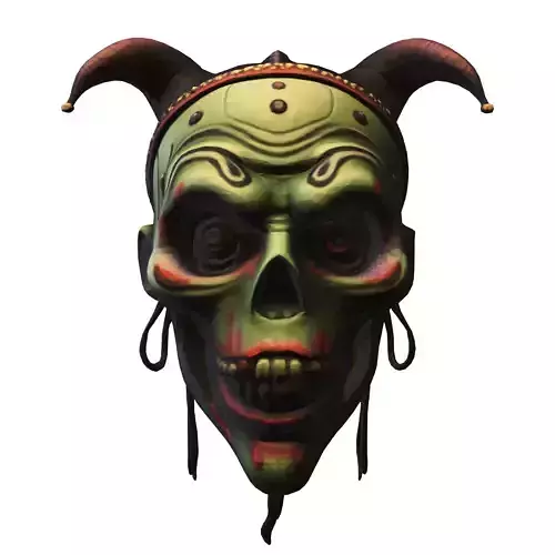 Demonic Jester Skull