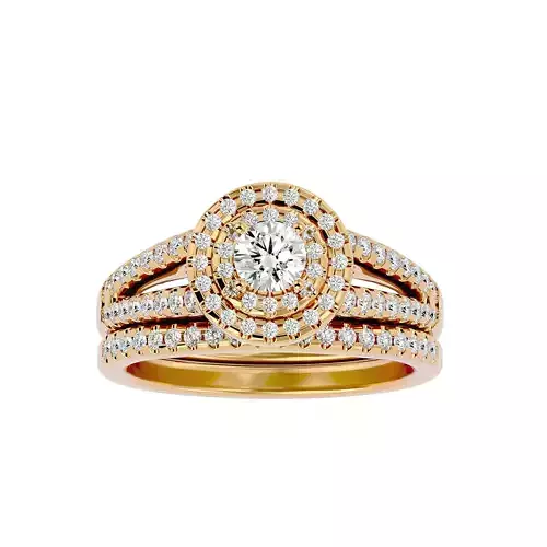 Ladies diamond Channel Band Ring CAD Pack