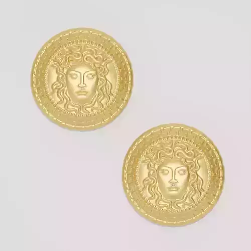 Gaze of Medusa Earrings - Free 3D print ready 