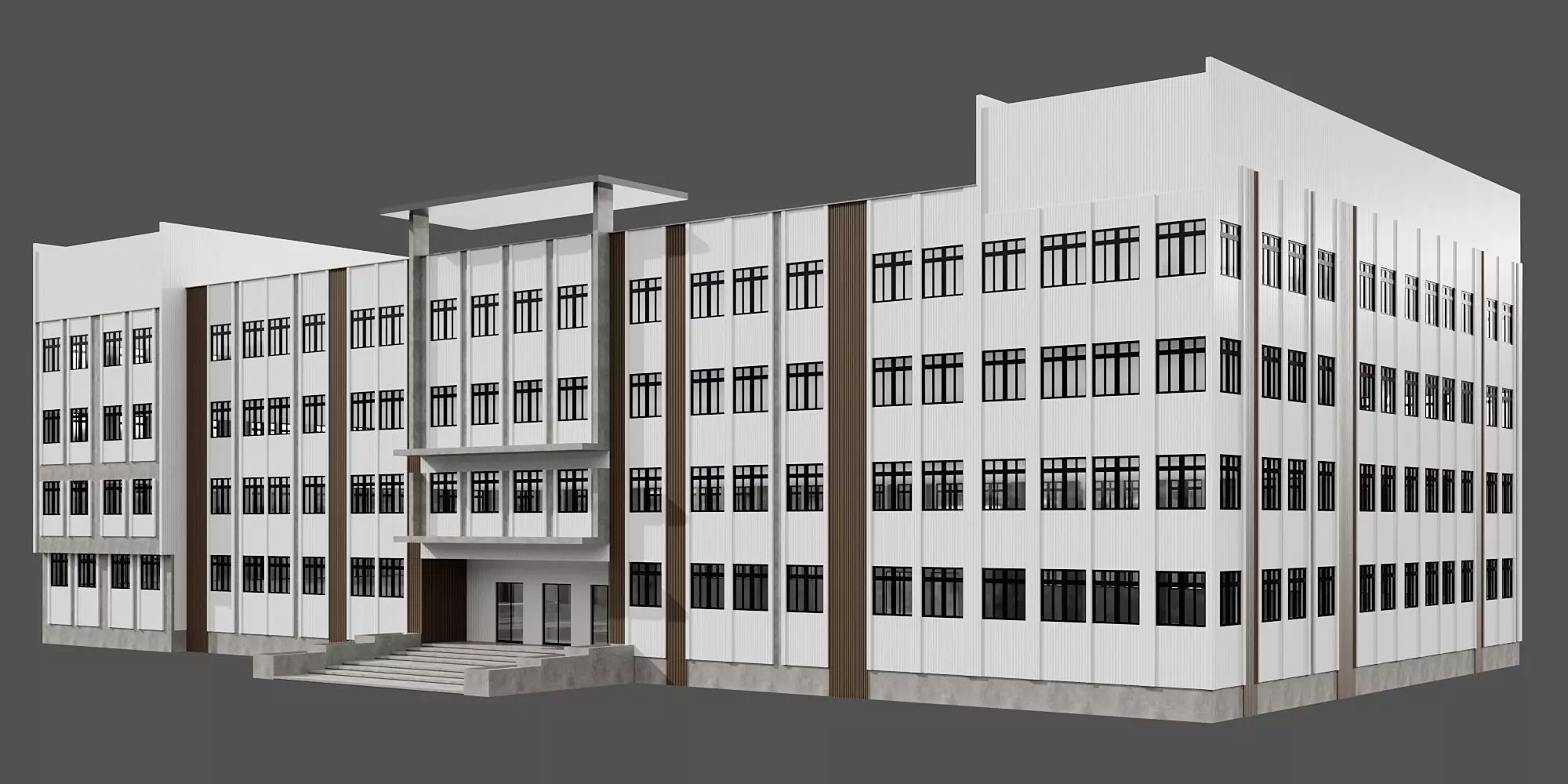 SCHOOL BUILDING NO136 A 3D model