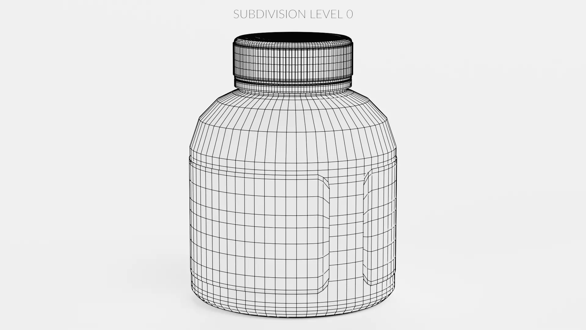 -Pill Bottle V6- 3D model_7