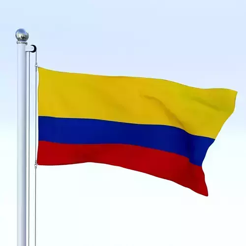 Animated Colombia Flag
