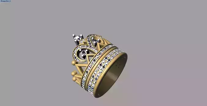 Crown ring 3dm