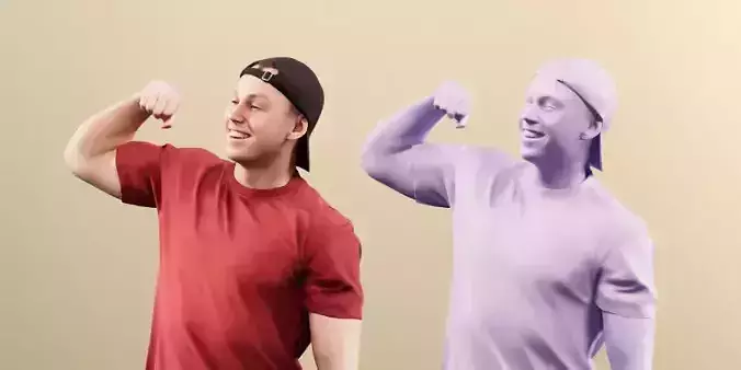 Nick 11552 Walking Man With Bag