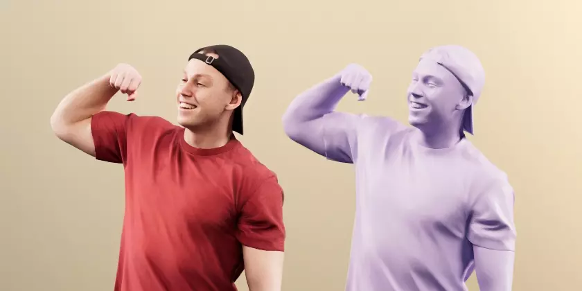 Nick 11552 Walking Man With Bag Free 3D model_0