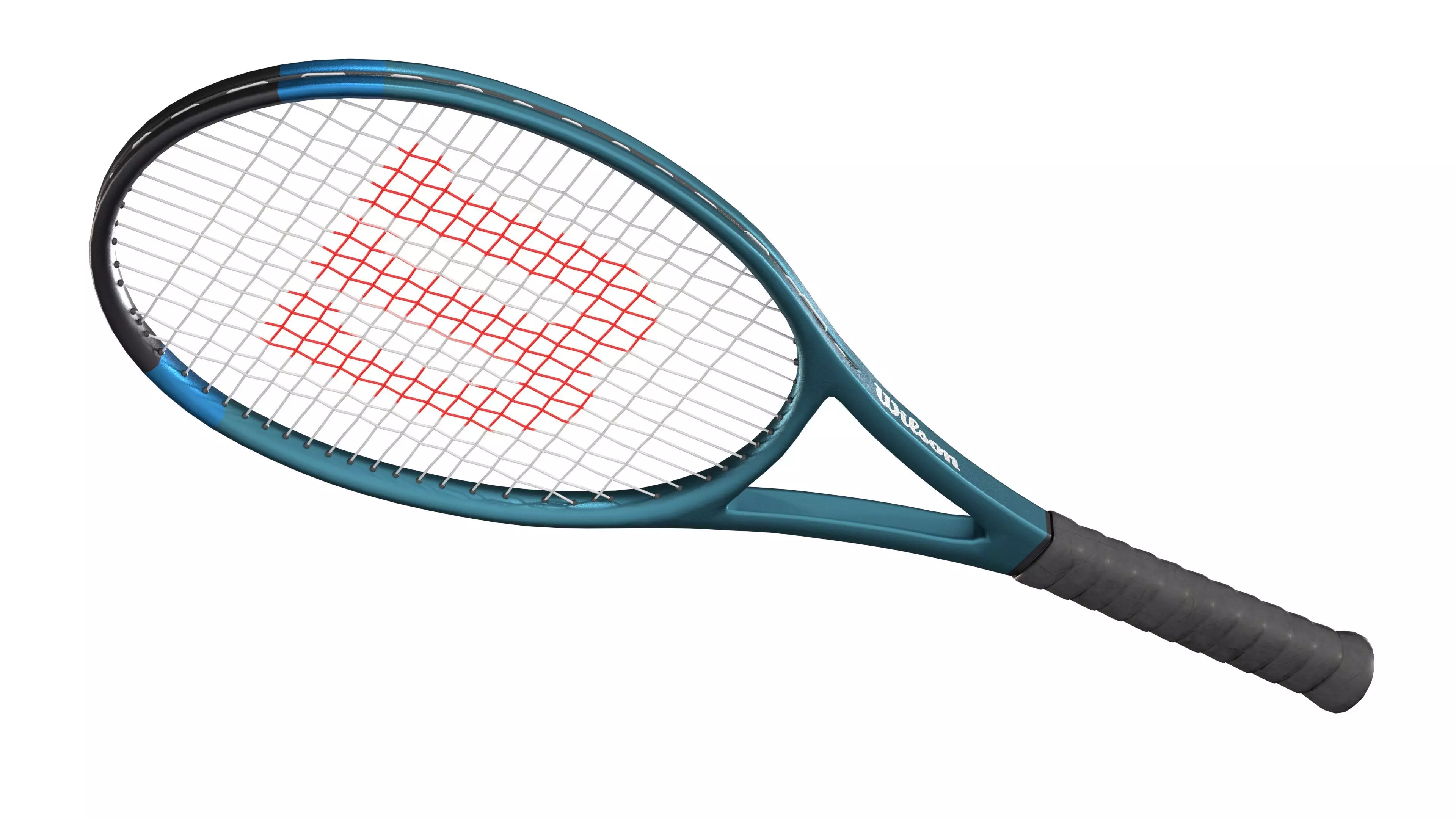 Tennis racket Low-poly 3D model_5