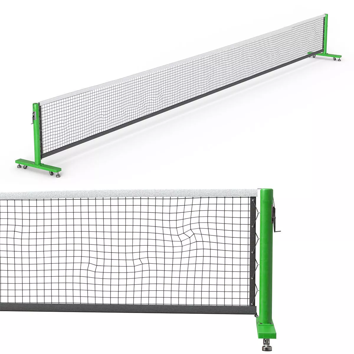 Tennis net Low-poly 3D model_6