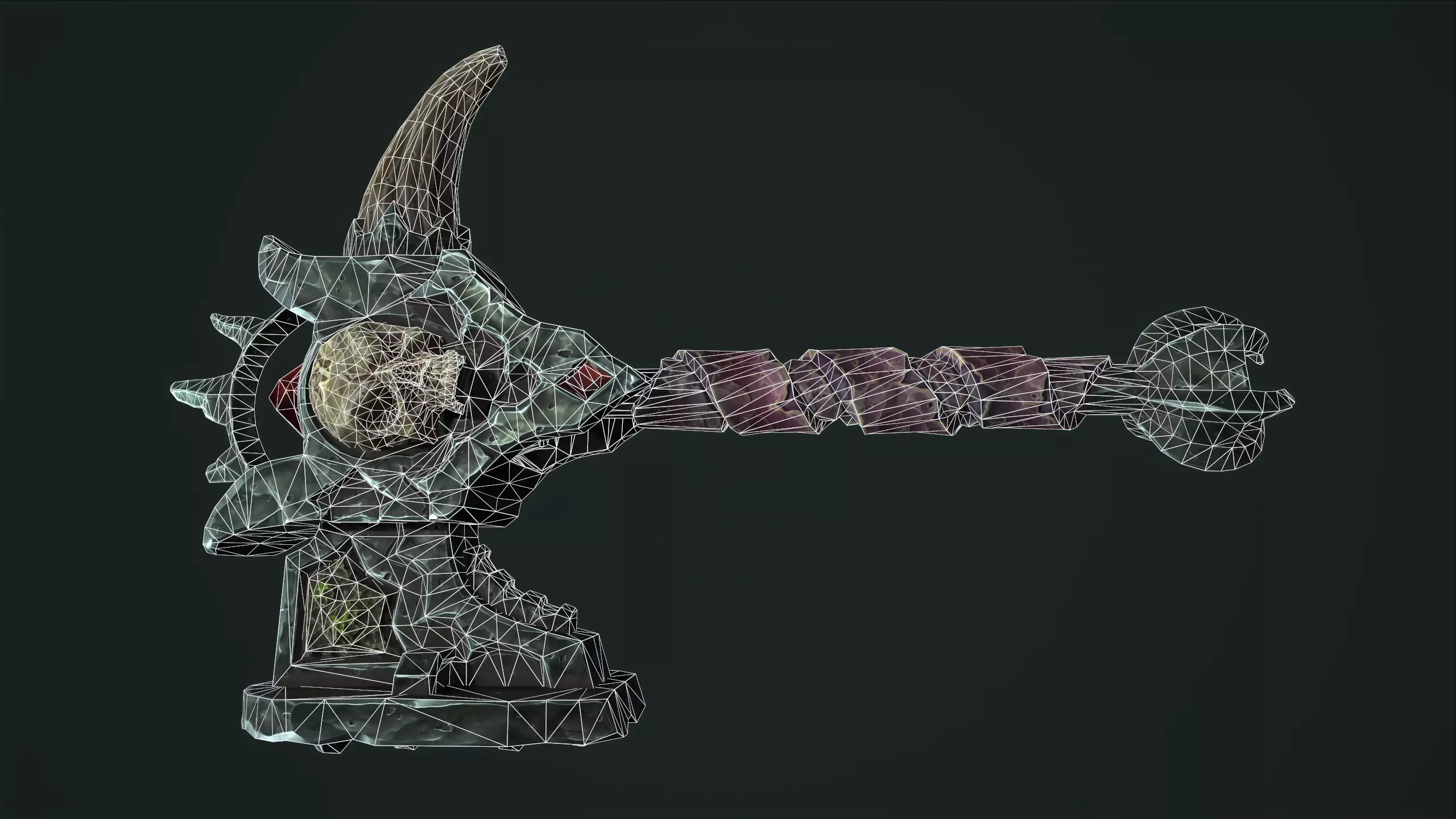 Modern Glass and Brass Ceiling Pendant 3D model Free 3D model_4