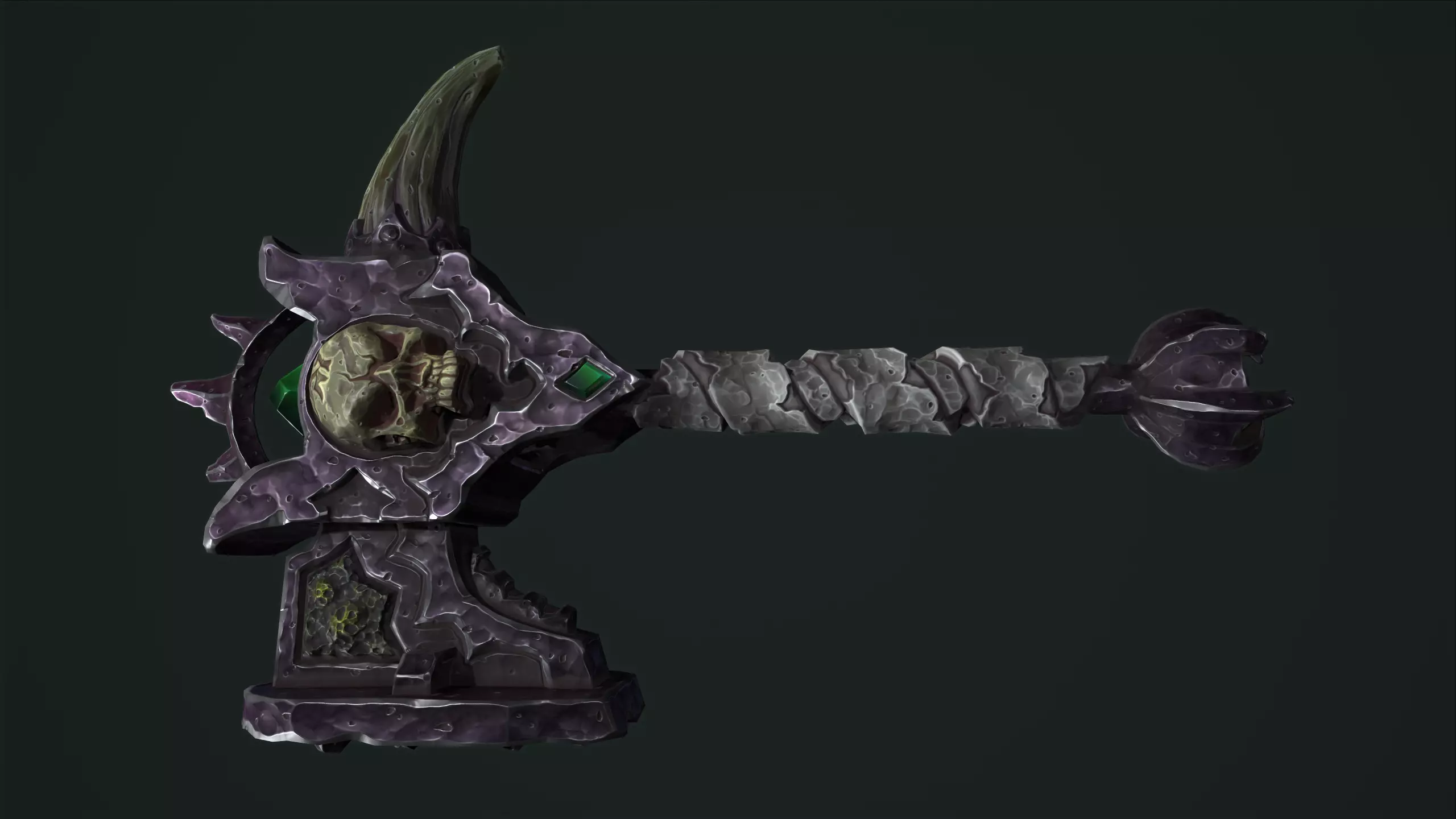 Modern Glass and Brass Ceiling Pendant 3D model Free 3D model_6