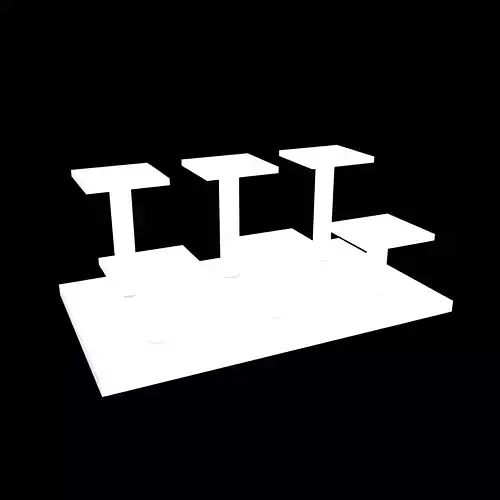 Staircase Model Display Rack v1 002