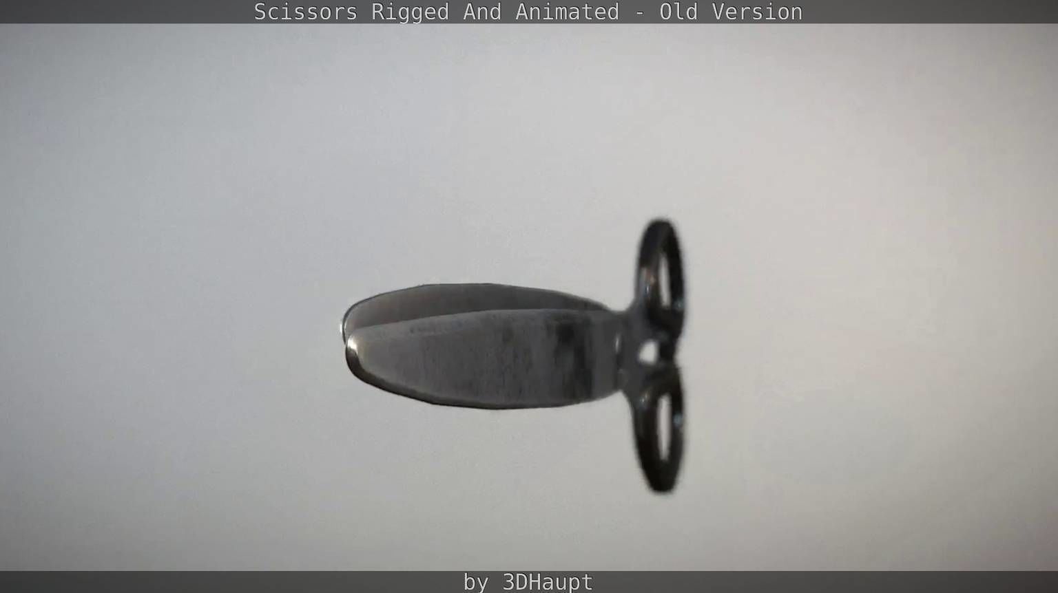 Scissors Rigged And Animated Old Version Low-poly 3D model_20