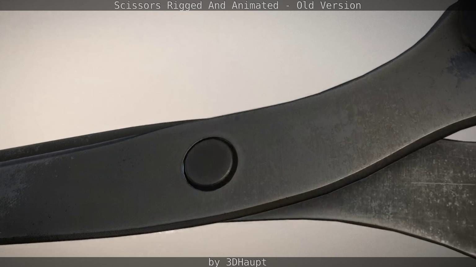 Scissors Rigged And Animated Old Version Low-poly 3D model_22