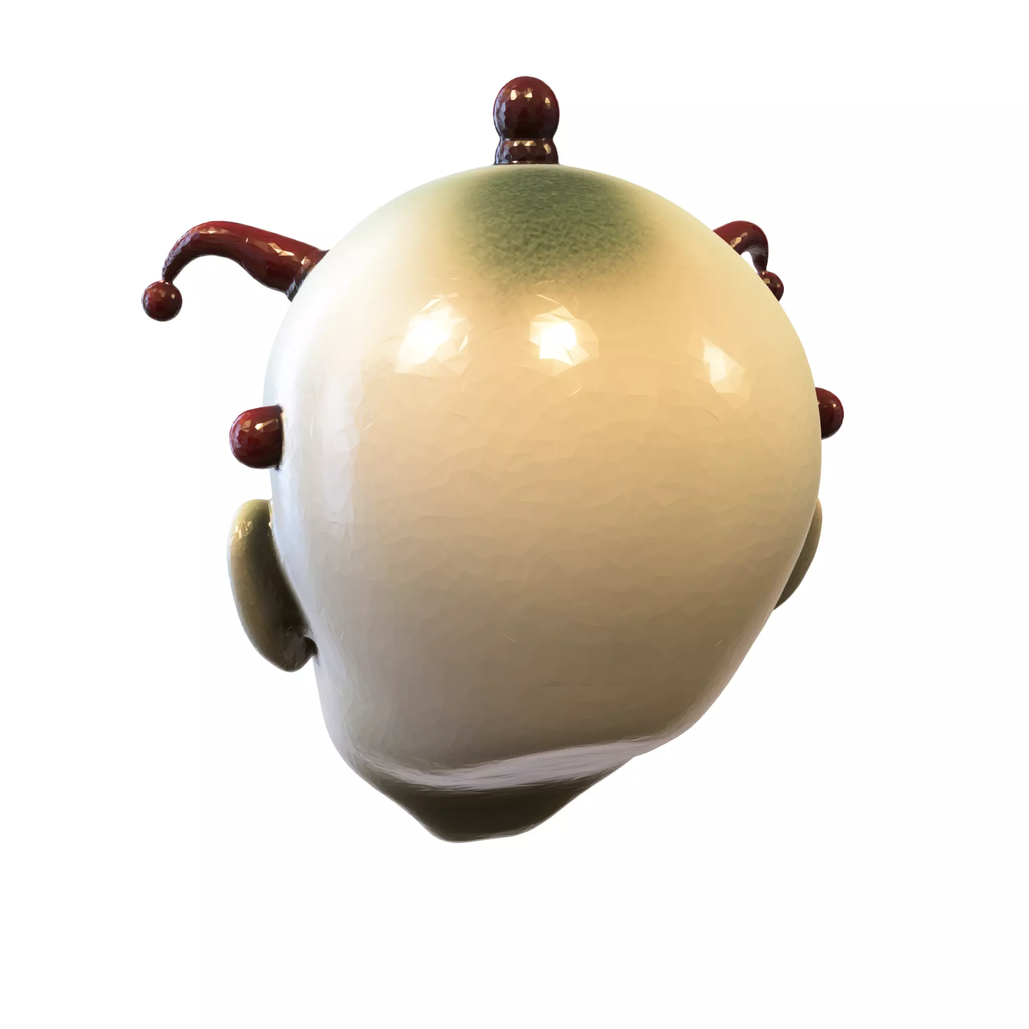 Evil Clown Mask 3D model_2