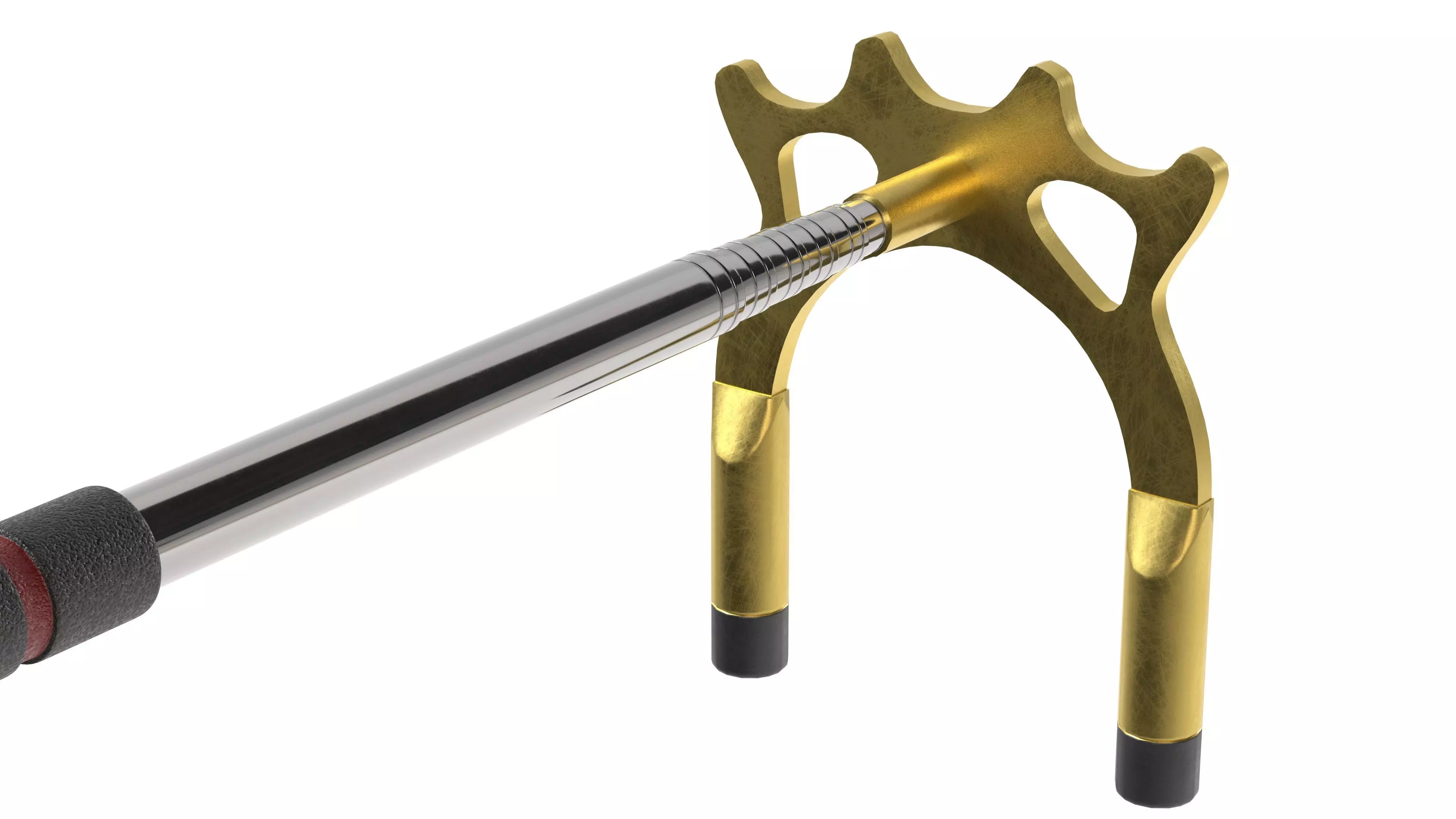 Retractable Billiards Cue Stick Bridge Low-poly 3D model_15